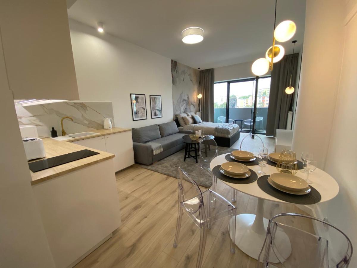 Apartamenty Hanza Tower Gold Stettino Esterno foto