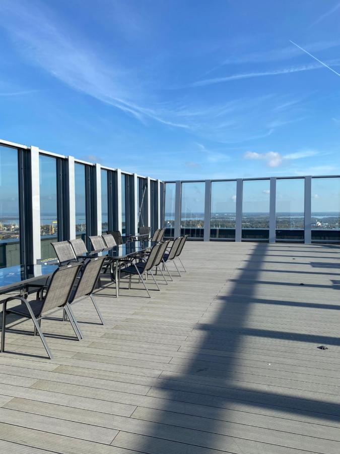 Apartamenty Hanza Tower Gold Stettino Esterno foto